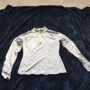 Neon yellow and silver track jacket